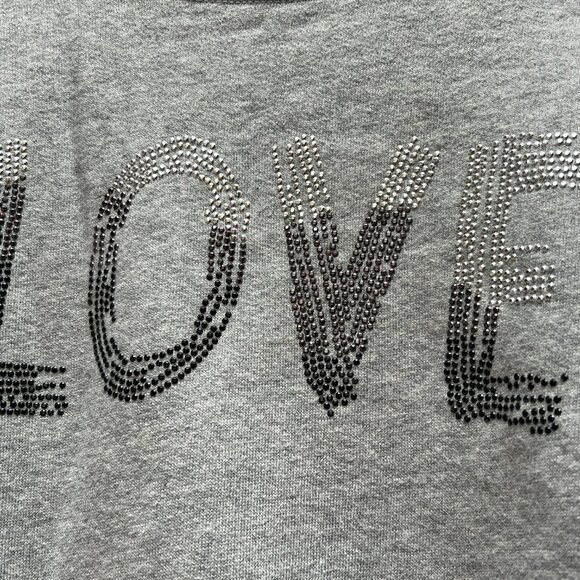 CLOSE OUT SALE: Zadig & Voltaire Gray  "LOVE" 100% Cotton [Never Worn]  - Small - Picture 2 of 5